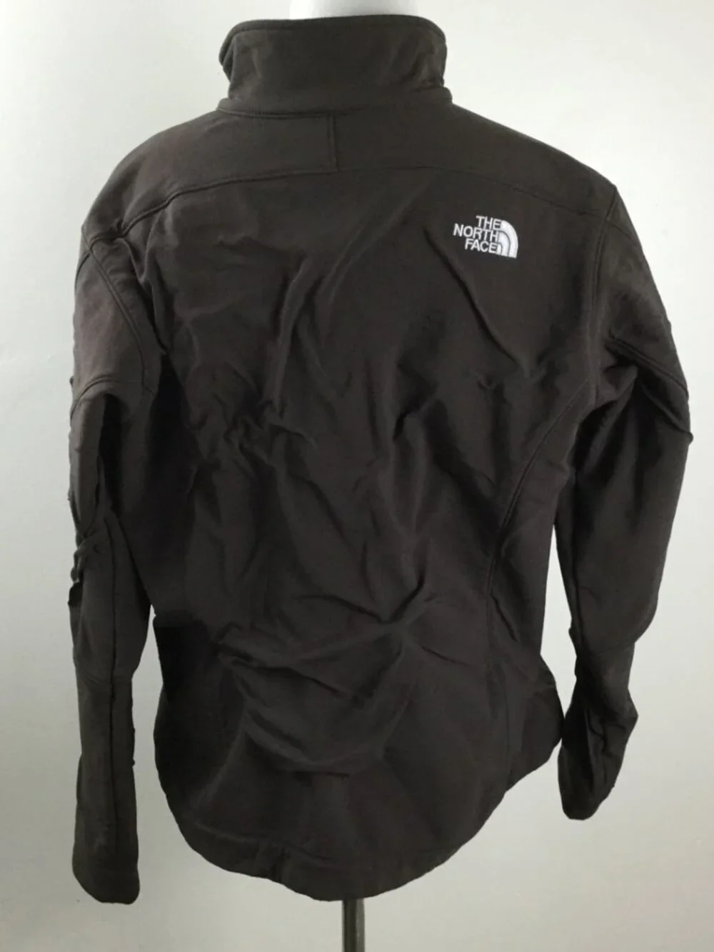 The North Face Chocolate Brown Zip Up Jacket l - Picture 4 of 10